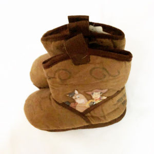 Slippers Disney Woody Toy Story boys new size M 11/12 slip on man made fabric